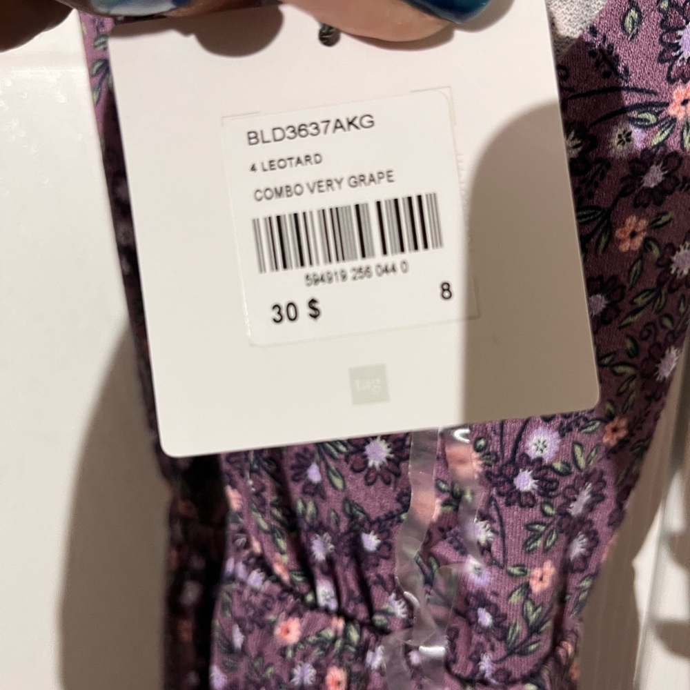 🌻🌻 3 for $30🌻🌻Floral Purple Kids Jumpsuit - Picture 6 of 7